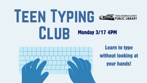 Teen Typing Club. Learn to type without looking at your hands.